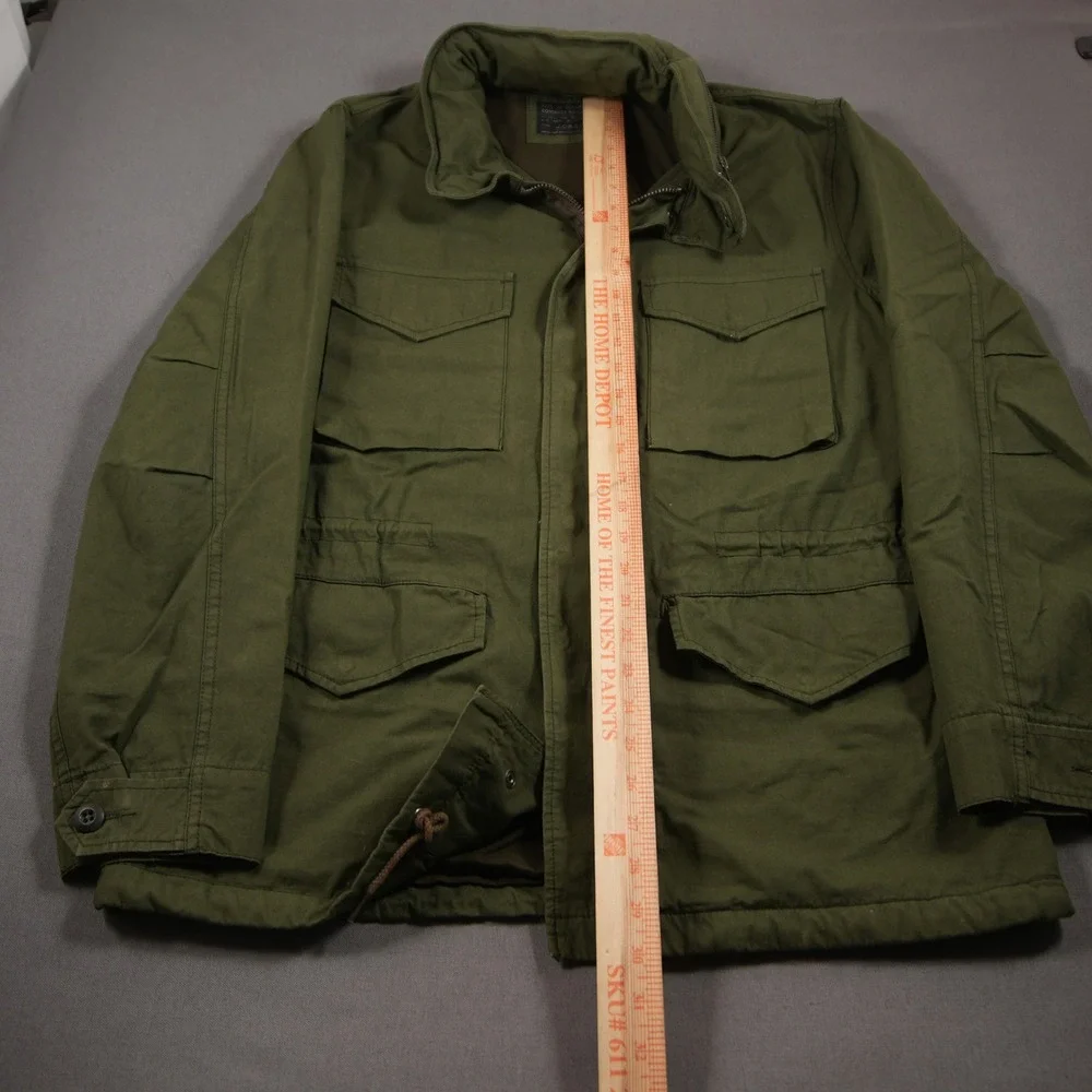 J.Crew Military Field Utility M65 Viscose Cotton Men Jacket M Hooded Field Work